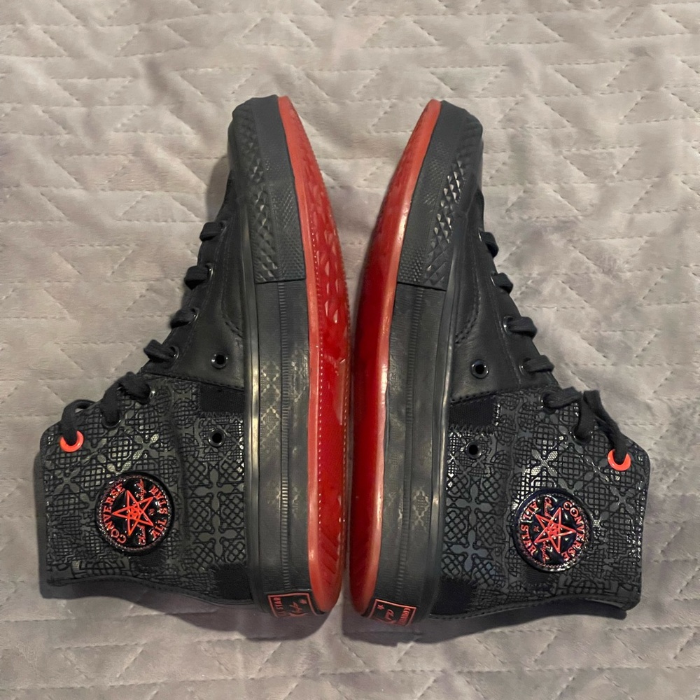 Converse Chinese New Year patchwork shoes women’s size 6 pre-owned condition